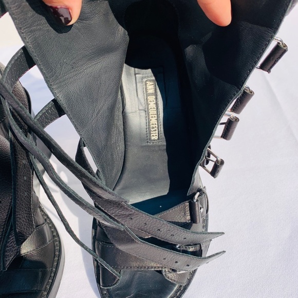 Ann Demuelemeester Black Buckle Blanche Boot 9 - Picture 8 of 15